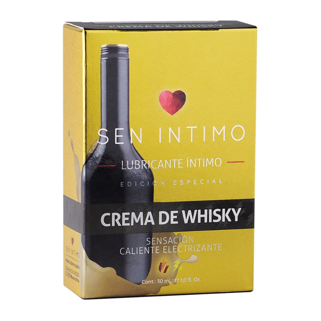 LUBRICANTE SEN INTIMO CALIENTE CREMA DE WHISKY 30ML