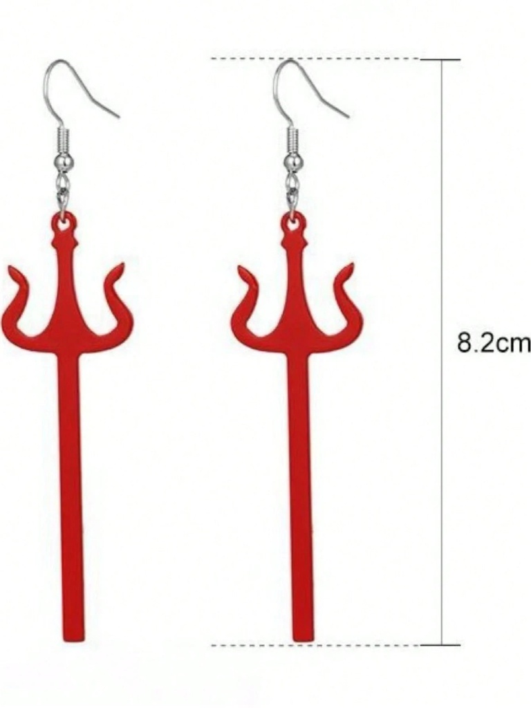 ARETES DE TENEDOR DIABLO