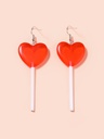 ARETES CORAZONES POPPY