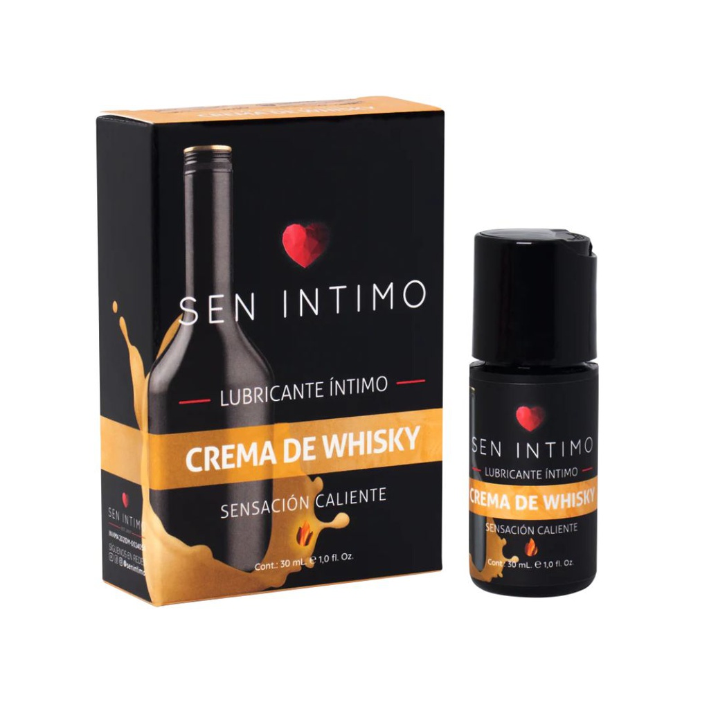 LUBRICANTE SEN INTIMO CREMA DE WHISKY CALIENTE 30ML