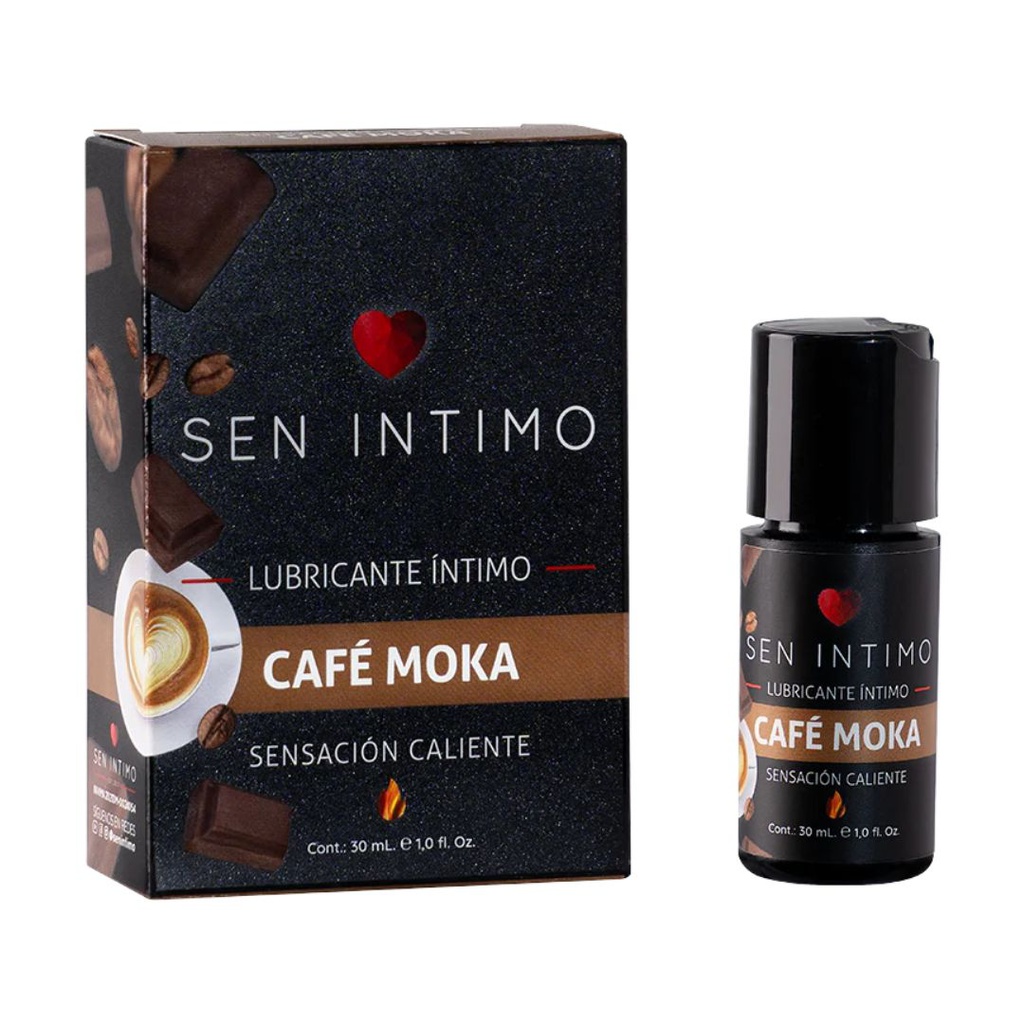 LUBRICANTE SEN INTIMO CAFÉ MOKA CALIENTE 30ML