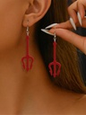 ARETES DE TENEDOR DIABLO