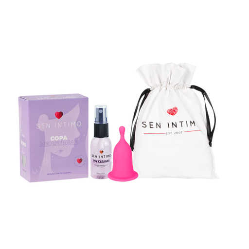KIT COPA MENSTRUAL SEN INTIMO SILICONA MÉDICA