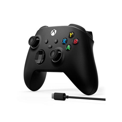 CONTROL INALÁMBRICO + CABLE USB-C XBOX NEGRO 1V8-00016