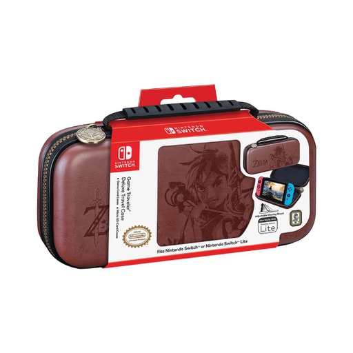 ESTUCHE DELUXE PARA NINTENDO SWITCH ZELDA LINK BROWN