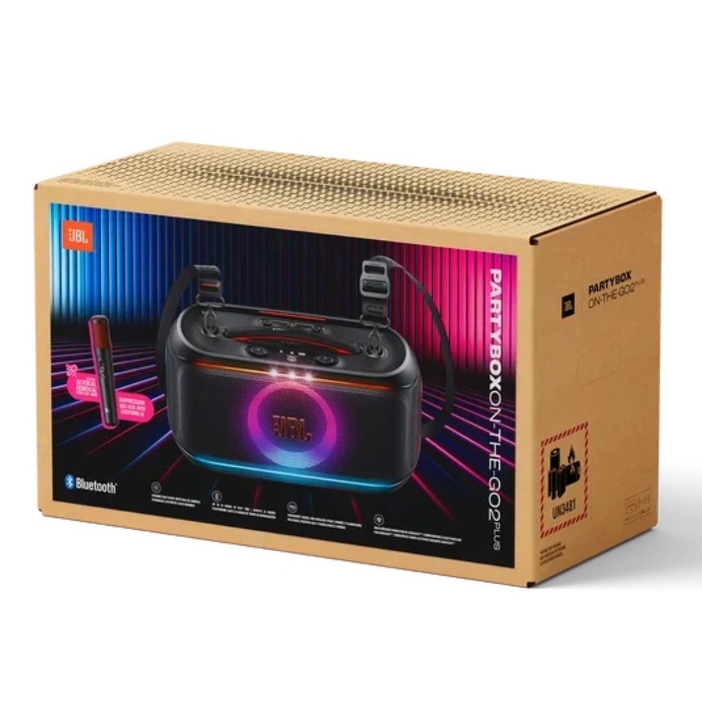 PARLANTE JBL PARTY BOX ON-THE-GO 2 PLUS