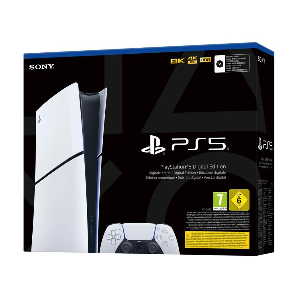CONSOLA PLAYSTATION 5 SLIM 1TB FORMATO DIGITAL