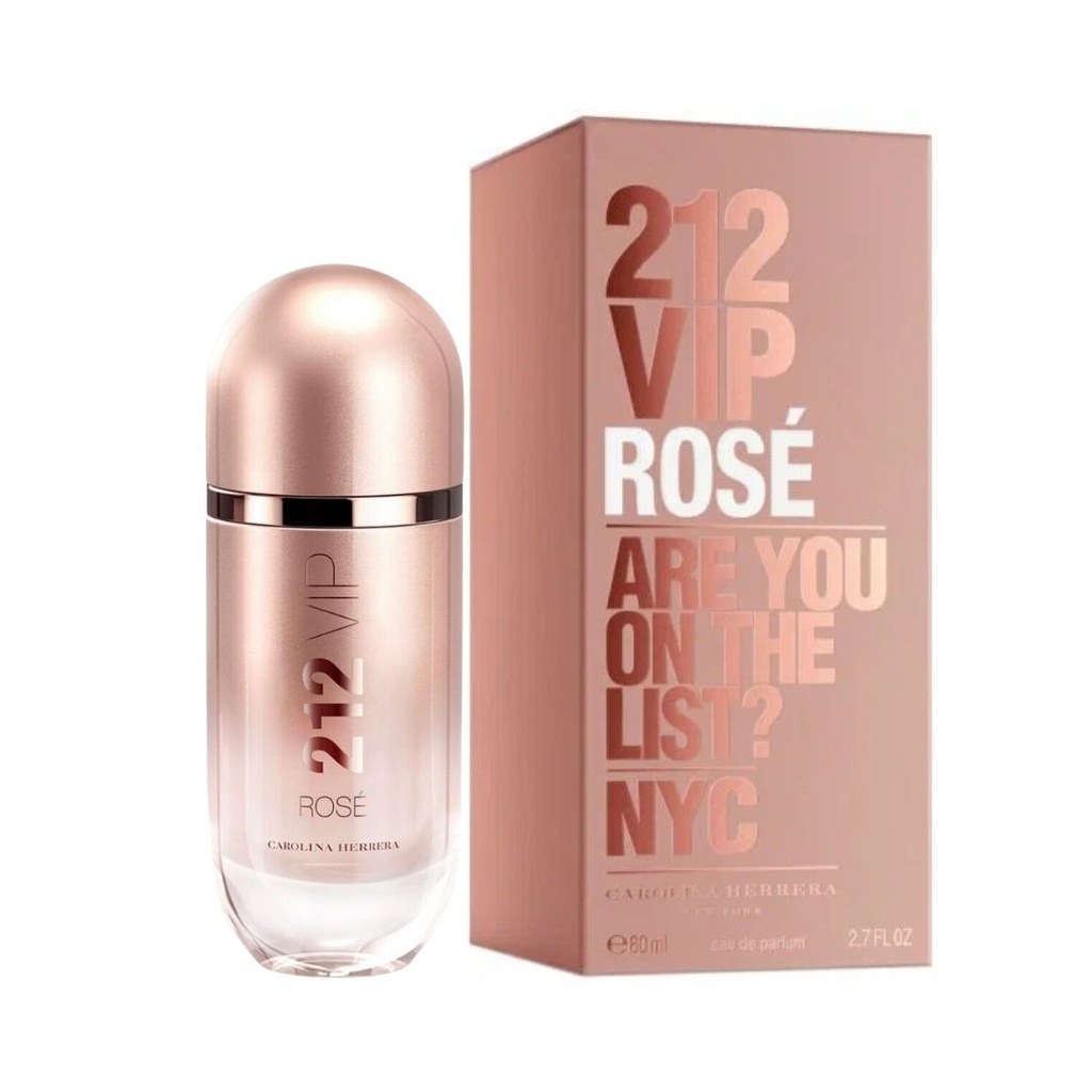 PERFUME CAROLINA HERRERA 212 VIP ROSE EDP 80ML