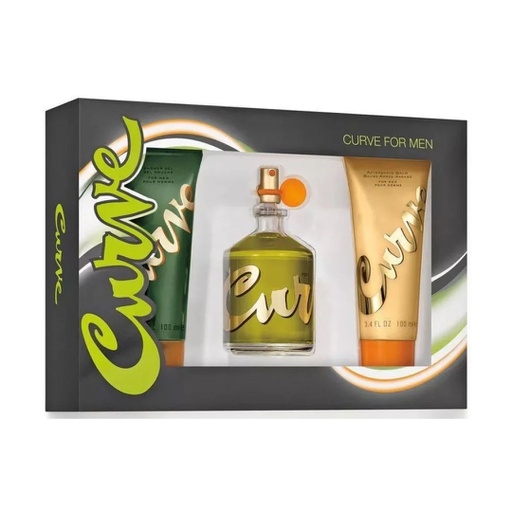 ESTUCHE DE PERFUME LIZ CLAIBORNE CURVE TRADICIONAL 3 PIEZAS 100ML