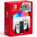 CONSOLA NINTENDO SWITCH OLED + SUPER MARIO WONDER BUNDLE BLANCA